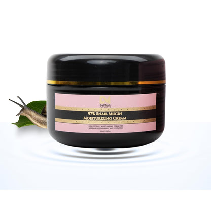 Snail Mucin 97% Daily Face Moisturizer Cream, High Potency Moisturizing Cream for Maximum Nourishment & Hydration - Korean Skincare