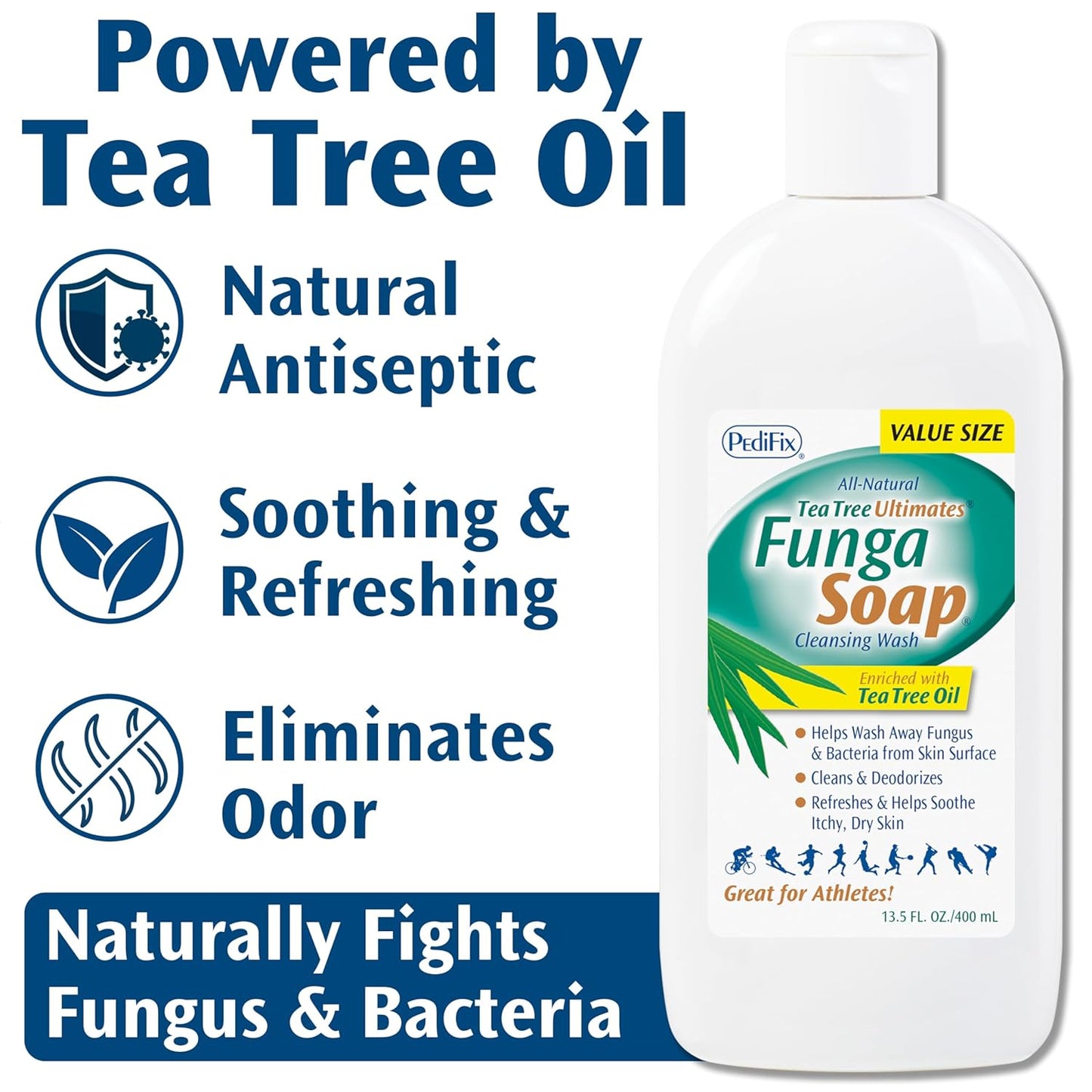 Fungasoap Cleansing Wash - 13.5 Fl. Oz (Packaging May Vary)