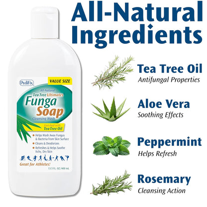 Fungasoap Cleansing Wash - 13.5 Fl. Oz (Packaging May Vary)